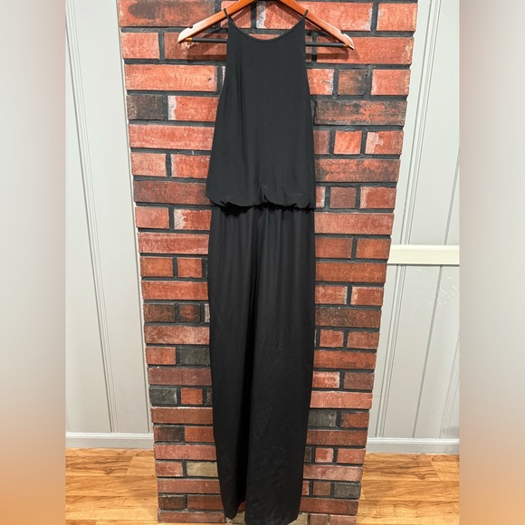 Tibi Halter Crisscross Silk Maxi Dress - Picture 2 of 14